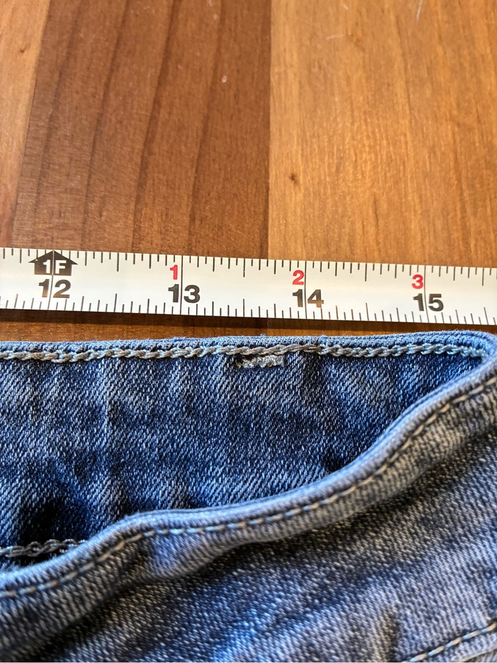 VIP Medium Blue Wide-Leg Tie Detail Jeans - Picture 7 of 9